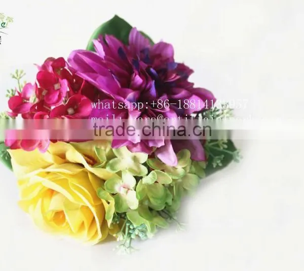 Artificial Flower,rose Bouquet, for Wedding Table Centerpieces photo-2