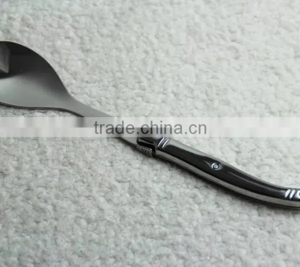 Stock Lots Stainless Steel Spoon and 3 Pcs Tableware Set Spoon Fork Knife Tableware Closeout photo-3
