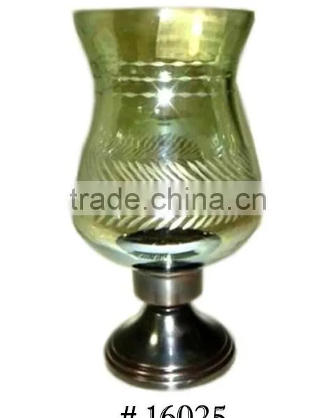 Whole Home Beautiful Decoration Brass Hurricane Candle Holder photo-4