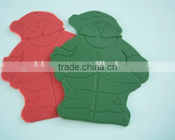 New Style the Santa Claus Shape Silicone Baking Mat photo-2