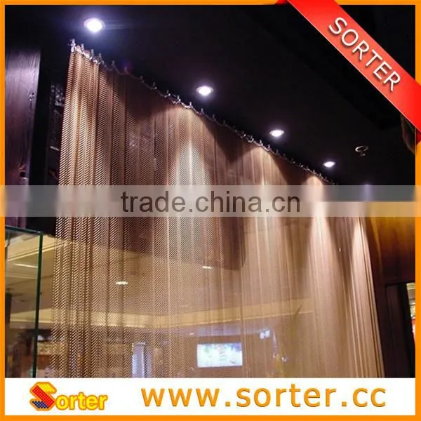 New Design Metal Wire Mesh Drapery Restaurant Decoration photo-2