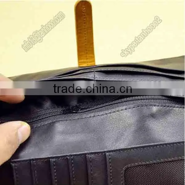 Custom Design Branded Man Long Genuine Cow Leather Wallet photo-2