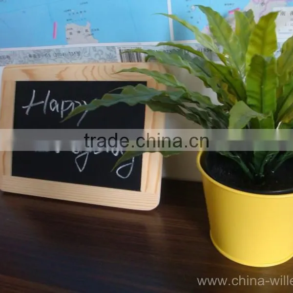 Pine Wood Blackboard, Wood Frame Chalkboard, Double Side Blackboard