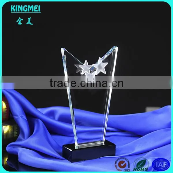 KM-ZP85 2014 Factory Wholesale Customized Clear Acrylic Award&trophy,blank Glass Crystal Awards photo-3
