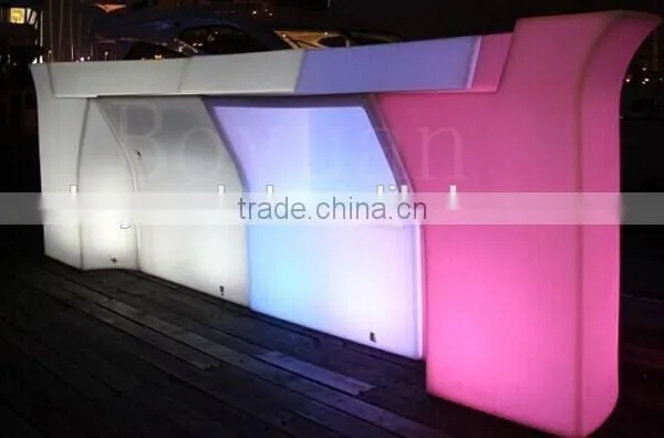 Modern 16 Colors Changing Party Used Nightclub Furniture Bar Counter Design With a Ice Bucket photo-5