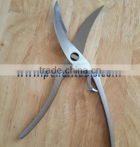 Kitchen Shear Stainless Steel Blade and Handle Kitchen Snipping Chicken Bone Fish and Meat Cutting Scissors photo-3