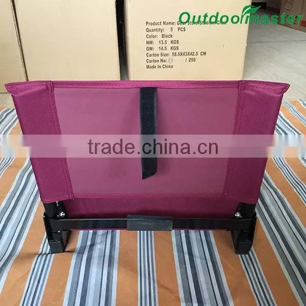 GYM Game Seat Portable Folding Maroon Cheap Stadium Seat photo-3