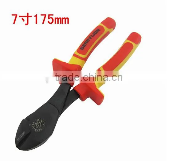 Berrylion Tools 1000V VDE 7'' Diagonal Cutter Pliers With Plastic Handle photo-2
