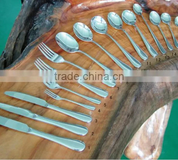 17pcs Parties Celebrating Metal Material Bulk Buy From China /Silver Color Tableware China Manufacturer Wholesale photo-2