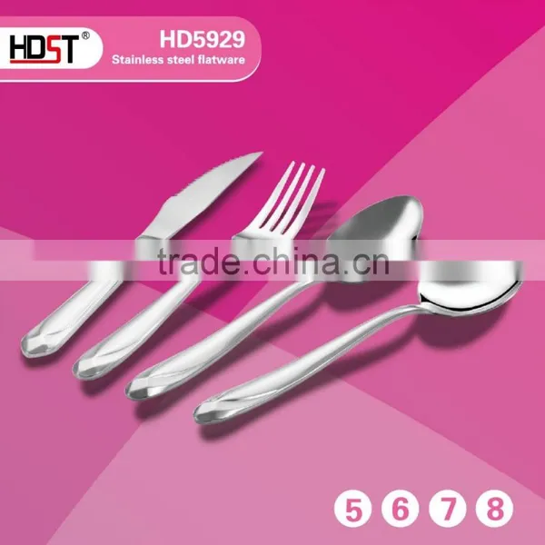 High Quality Polishing 24Pcs 72Pcs 84Pcs 86Pcs 128Pcs Dinnerware Set Stainless Steel Cutlery Set photo-3