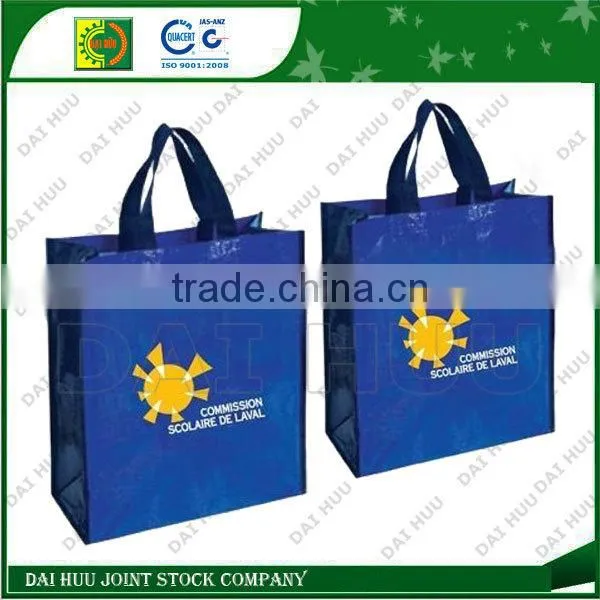 High Quality Fashion PP Woven Shopping Bag Laminated With BOPP