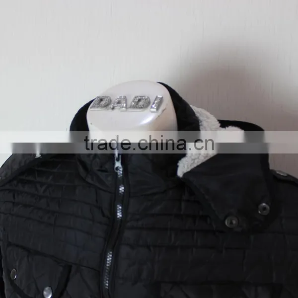 Men Black Windproof Heavy Jacket Apparel Stock Men Fashion Jacket photo-3