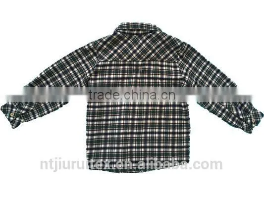 Men/boy Cotton Yarn Dye Flannel Shirt,long Sleeve Shirt,winter Shirt ,embroidery Pocket Shirt photo-2