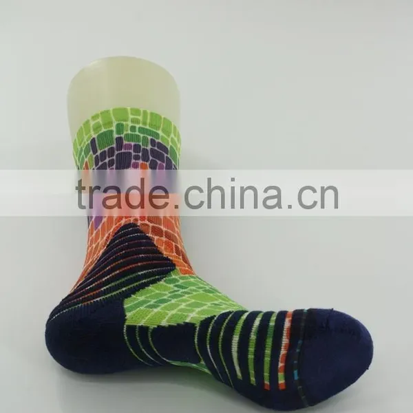 Sublimated Dri Fit Elite Basketball Sport Compression Socks Men photo-6