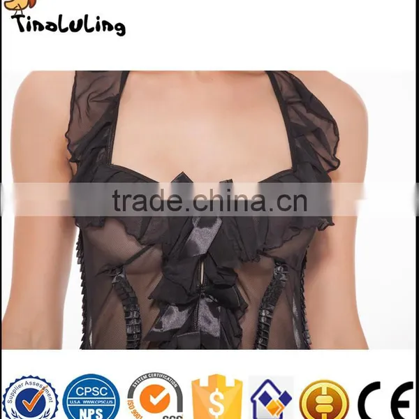 2017 Newest Design Lingerie Manufacture Beautiful Ladies Sexy Teddy Lingerie for Women photo-3