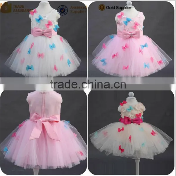 Walson Children Clothes White Color Little Girls Pageant Dress 3 Year Old Girl Dress photo-5