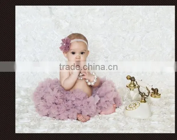 Best-selling Baby Skirt Chiffon Table Skirt Newborn Ruffled Table Skirt Girls Super Fluffy Pettiskirt photo-3