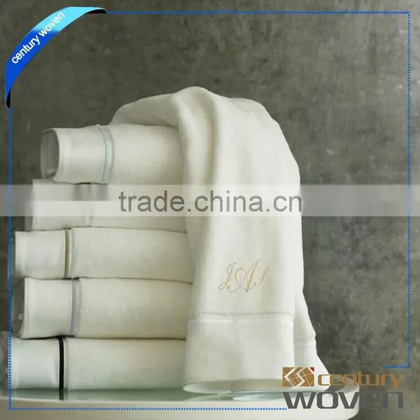 Luxury Elegant Egyptian Cotton White Hotel Towel photo-4