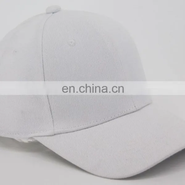 Bulk Printing High Quality CVC Metal Closure Big Visor Sports White Custom Logo High Crown Dad Cap for Ladies photo-2
