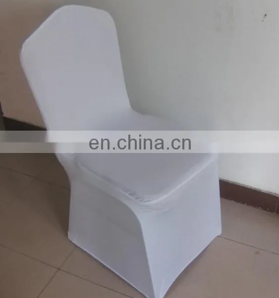 Spandex/lycra Chair Cover in White Color for Plastic Chairs photo-4