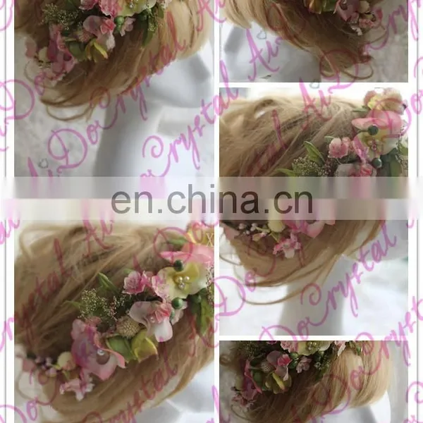 Aidocrystal Elegance Wedding Party Bridal Fascinators,fashion Flower Crown,women Hair Accessories photo-2
