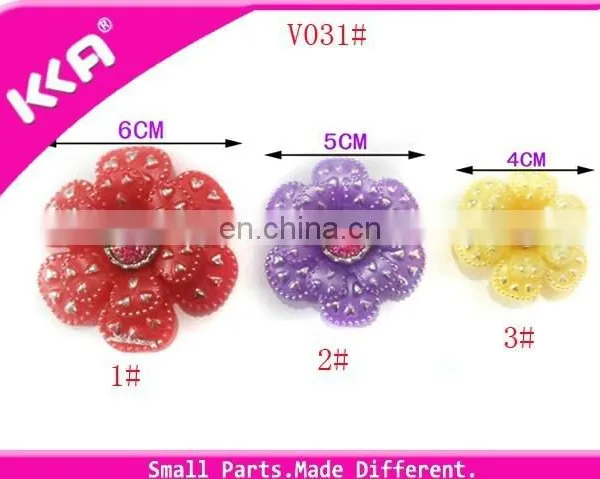 Plastic Shoe Buckle Flower Accessories photo-3