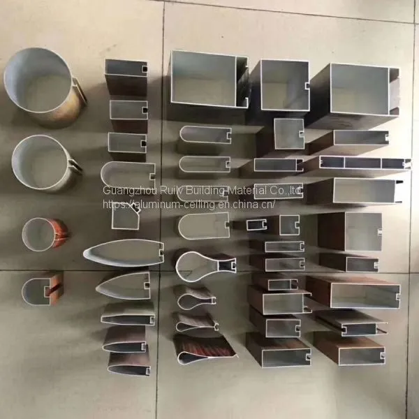 Aluminum Tube Ceiling for Hotel/Wooden Grain Aluminum Pipe Ceiling/Customized Metal Ceiling photo-5