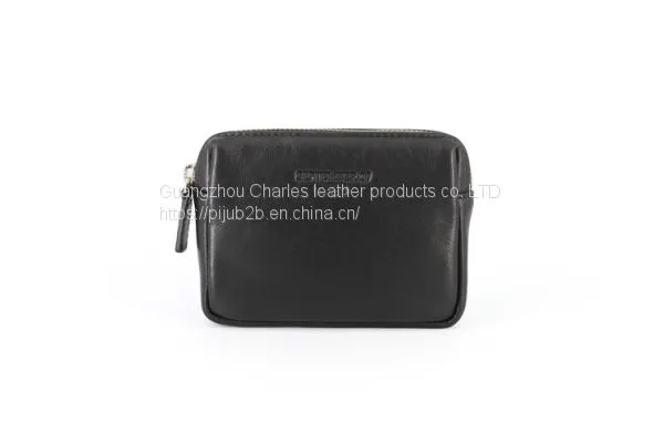 Customized Original Leather Coin Purse Female Hand Zipper Leather Three-dimensional Coin Bag Card Bag Storage Bag Small Wallet Male photo-2