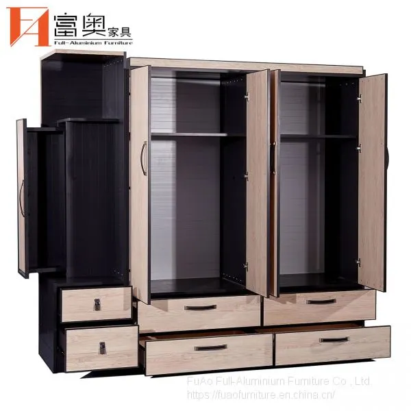 Full Aluminum Bedroom Furniture Combined Wardrobe photo-3