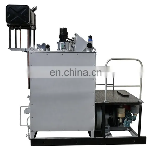 Double Cylinder Fuel Oil Hydraulic Hot Melt Thermoplastic Paint Preheater Kettle photo-6