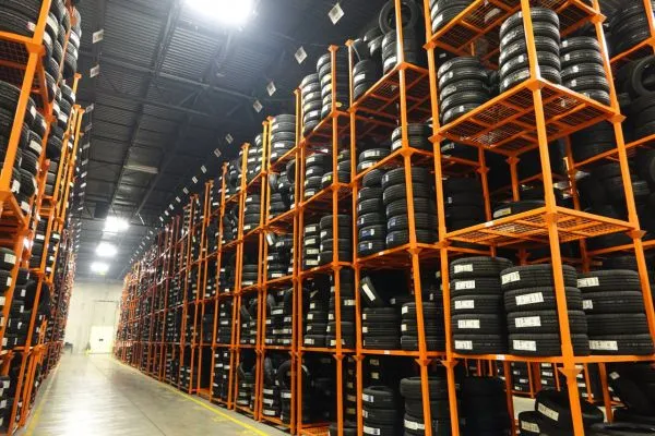 Folding 60X60 Inch Metal PCR Tire Tyre Storage Stacking Tire Rack photo-5