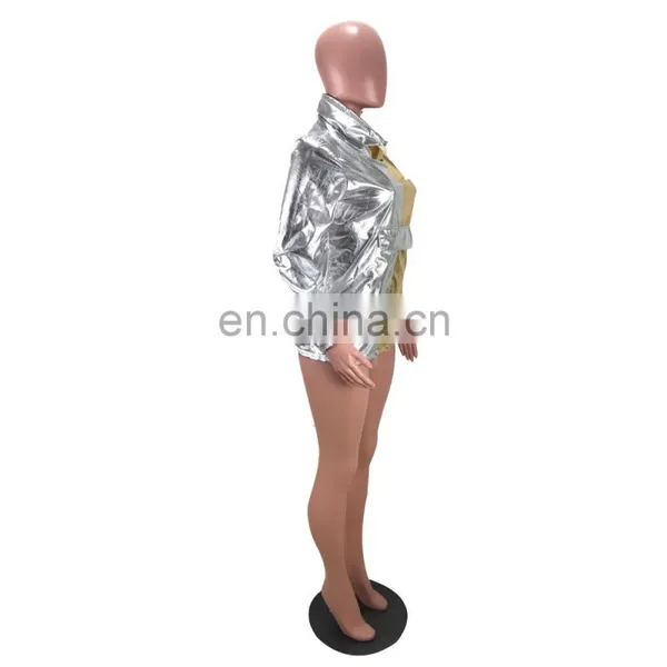 Fashion Women Jacket Autumn Long Sleeve Coat Female Patchwork Casual Cool Outerwears photo-5