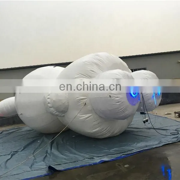 Attracting Adults and Kids Colorful LED Inflatable White Rabbit Cartoon Model For Event Evening Party,Commercial Advertising photo-6