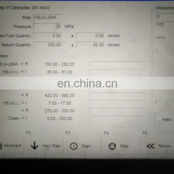 Electrical Medium Pressure HEUI Common Rail Injector Test Equipment photo-5
