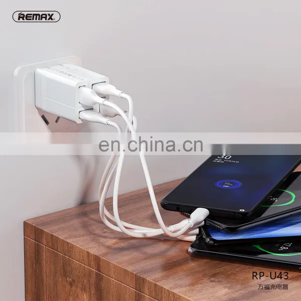 REMAX Micro Usb Adapter Fast Charging Dual USB Adapter Data Cable & Charger photo-4