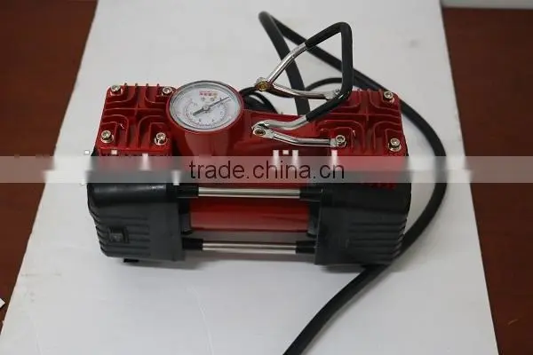 12 volt DC portable portable car tire inflator pump/car tire pump/car mini air compressor