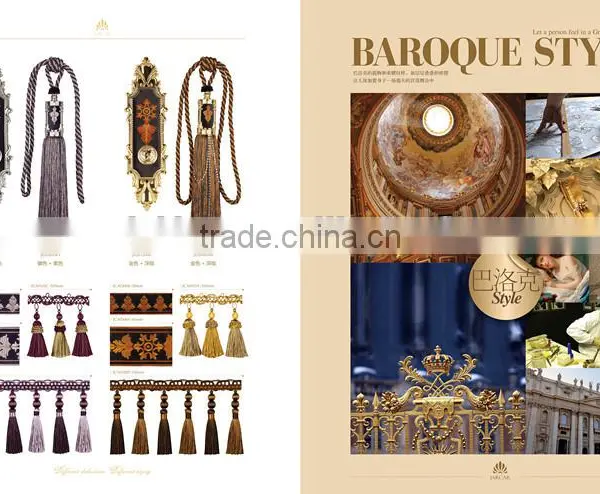 Baroque Style--curtain Tassel Fringe Bead Tassel Lace Trimmings