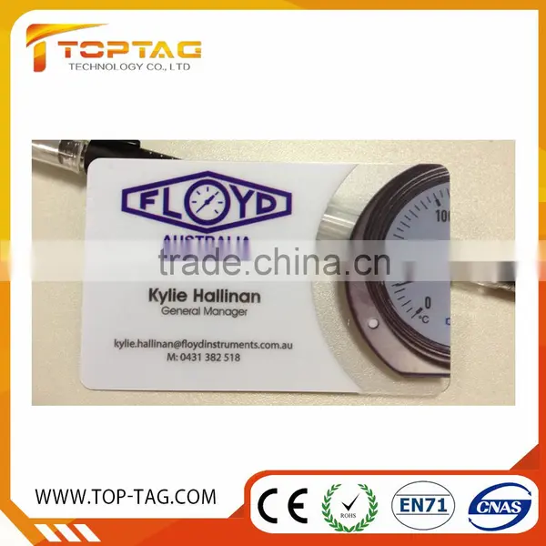Standard Transparent Card With Embosing Number / Picture / Logo photo-3