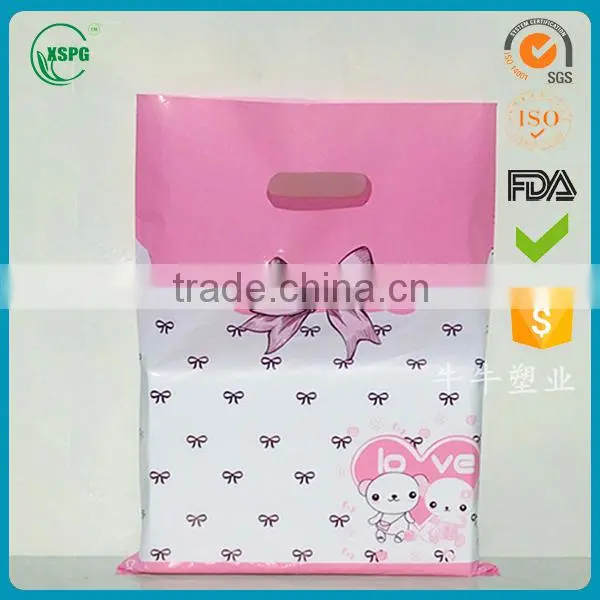Cute Cartoon Ldpe Bag Printed With Die Cut Handle for Shopping photo-4