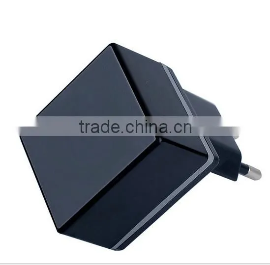 Portable Traveling Folding Two Ports Europen Plug Lithium Battery Multi Port Usb Chargers
