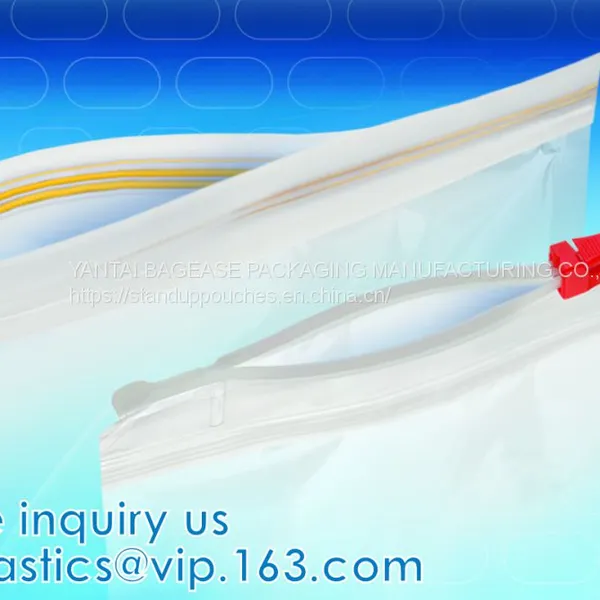 Slider Zipper Pouch Bags, Slide Zip, Dual Grip Seal, Double Tracks, Dog Food Package, Grip Zip Seal photo-4