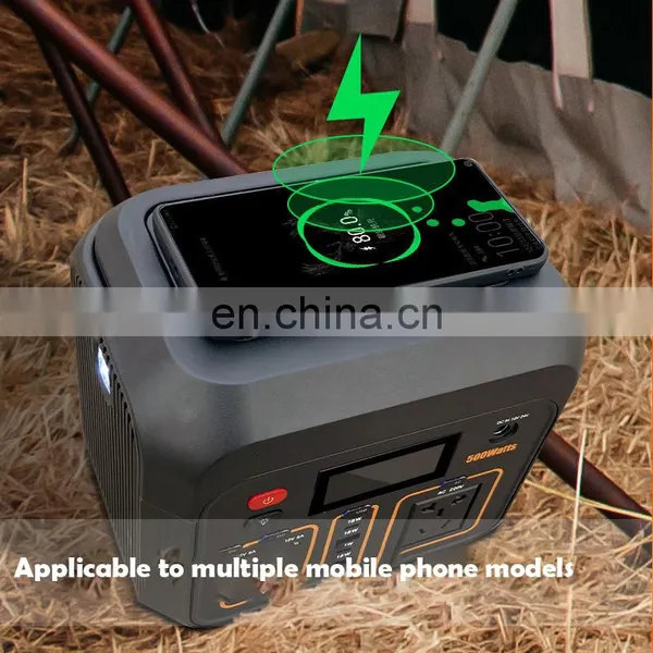 Generator Big Capacity Power Bank Portable Charger Energy Storage Outdoor Backup Power Supply 500W photo-4