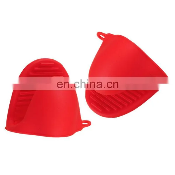 Wholesale Cheap Rubber Household Cooking Heat Resistant Mitts Microwave Kitchen Silicone Oven Gloves photo-5