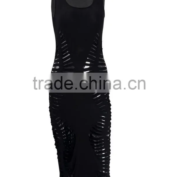 Sexy Fashion Dress Woman Casual Dress Slim Waist Evening Dress photo-3