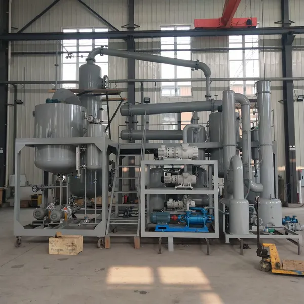 High Recovery Rate Used Engine Oil Purification And Distillation Equipment photo-5