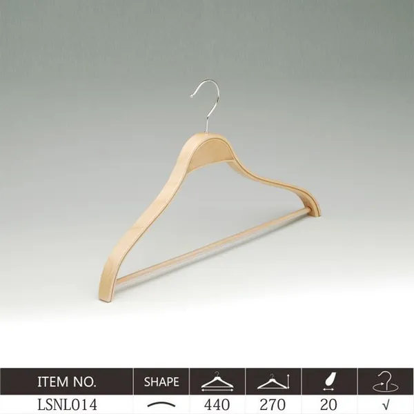 Factory Direct Sale Wooden Hangers for Closet Coat Clothing Store Wood Hangers photo-2