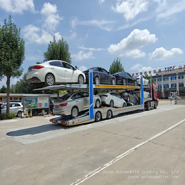 Export Semi-trailer Export Sedan Small Vehicle Trailer Russian Semi-trailer photo-3