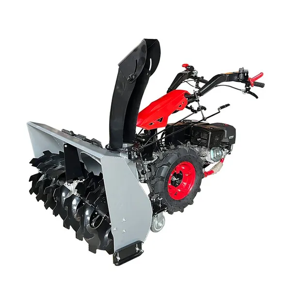 Small Self-propelled Road Snow Plow Urban Road Gasoline Snow Plow Municipal Sanitation Walking Snow Plow photo-2