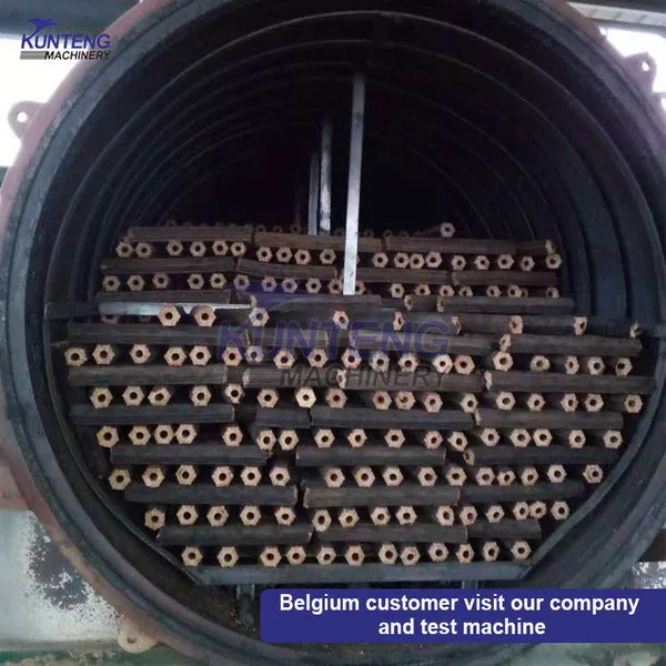 High Quality Wood Charcoal Making Machine Manual Oven photo-3