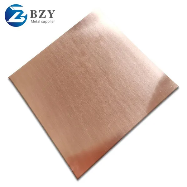 Cathode C10100 Copper Plate/sheet High Purity 99.99% Copper Plate Coil Brass for Sale Sheets of Copper 7-15 Days Available 1KG photo-4